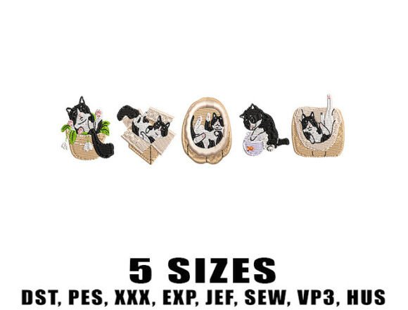 Boxed Cats Embroidery Designs: A Review for Small Business Use