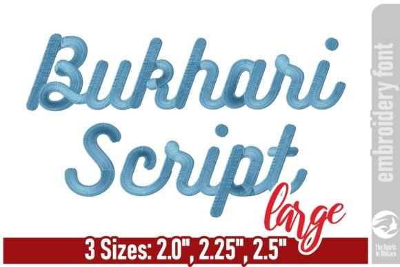 Bukhari Script Embroidery Font - Large Review for Craft Fair Success