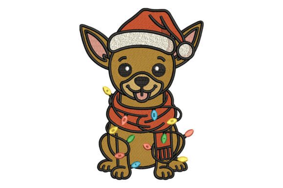 Christmas Chihuahua Embroidery Review for Boutique Sweatshirts