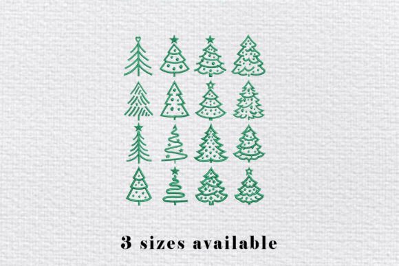 Christmas Tree Outline Embroidery Set Review for Craft Fairs