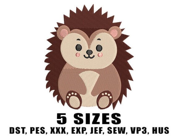 Cute Fall Hedgehog Embroidery Design Review for Etsy Sellers