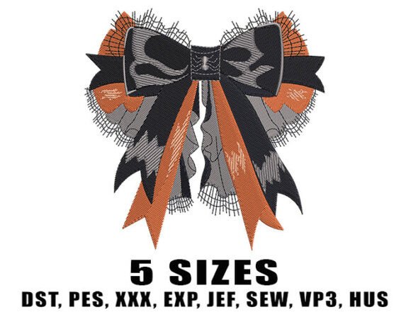 Horror Cute Bow Embroidery Designs Review: Spooky and Stylish