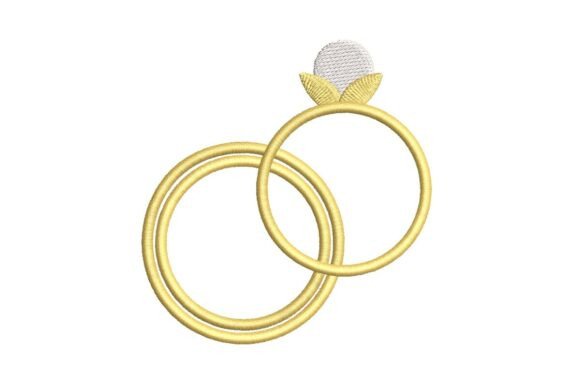Interlocking Wedding Rings Embroidery Design Review