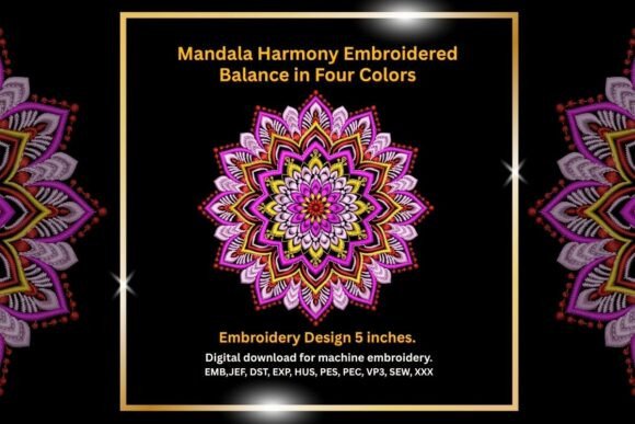 Mandala Embroidery Pattern Harmony: A Designer’s Perspective