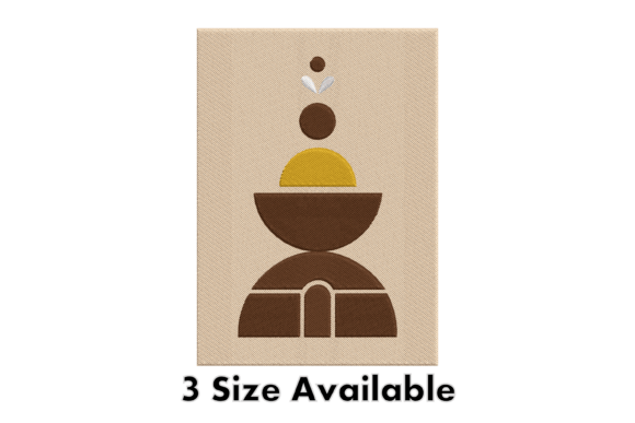 Minimal Boho Abstract Shape Embroidery Review for Business Use
