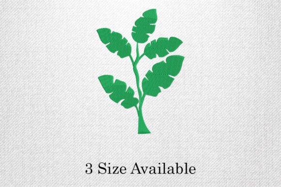 Monstera Leaf Plant Embroidery Design Review