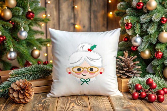 Mrs Claus Face Applique Embroidery Review for Seasonal Creations