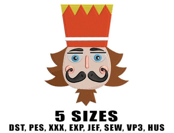 Nutcracker Character Embroidery Design Review for Apparel Projects