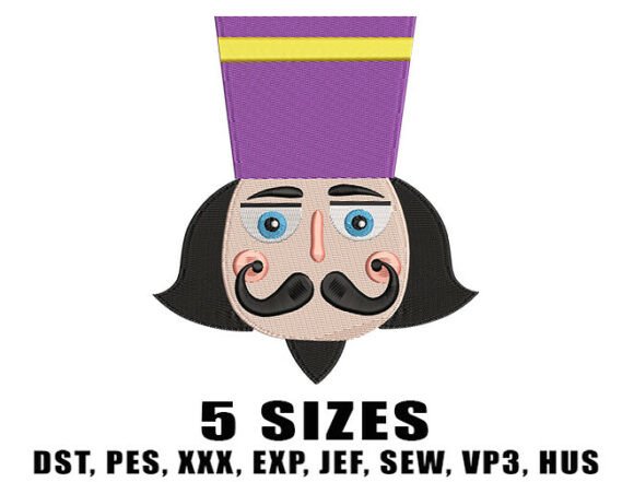 Nutcracker Purple Embroidery Design Review for Gift Products