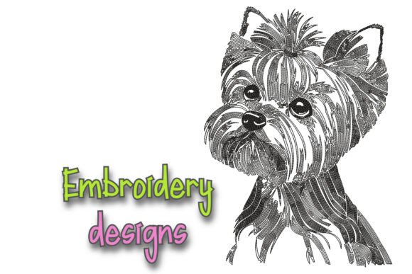 Yorkshire Terrier Embroidery: A Simple Elegance for Real Projects